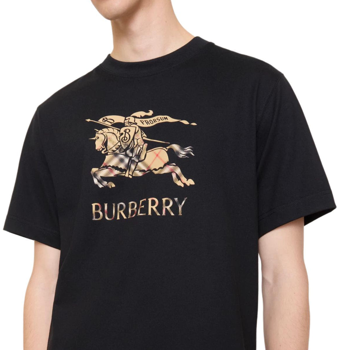 Burberry 26 EKD Ombré Cotton T-shirt 'Black' 81190131