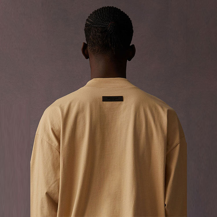 Fear of God Essentials SS23 Long Sleeve Logo Tee 'Sand' 125BT222014F