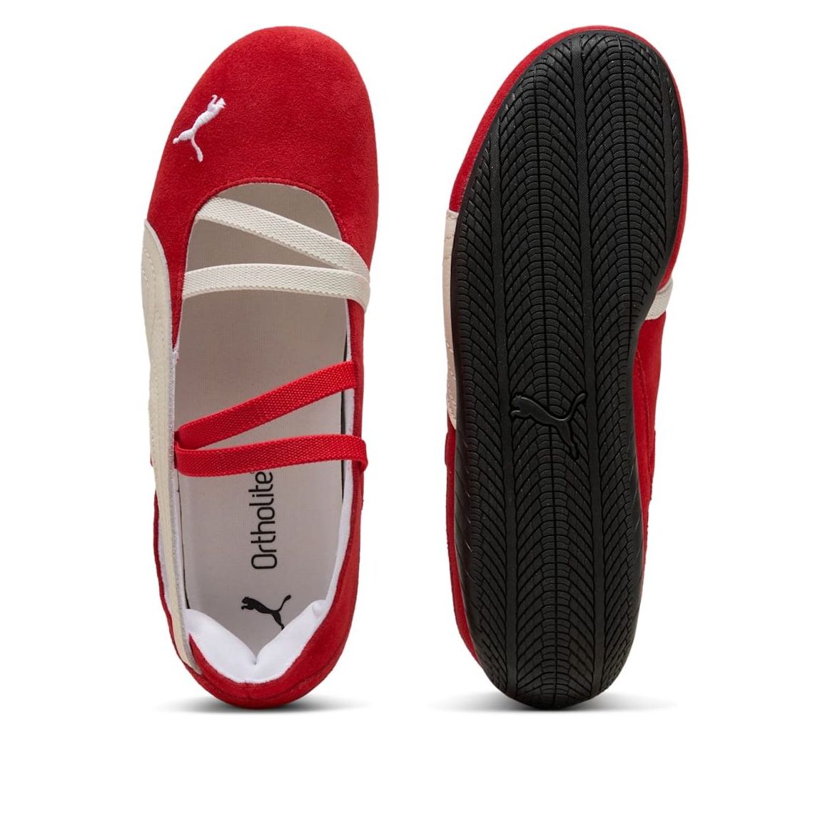 (WMNS) Puma Speedcat Ballet 'Red White' 406334-07
