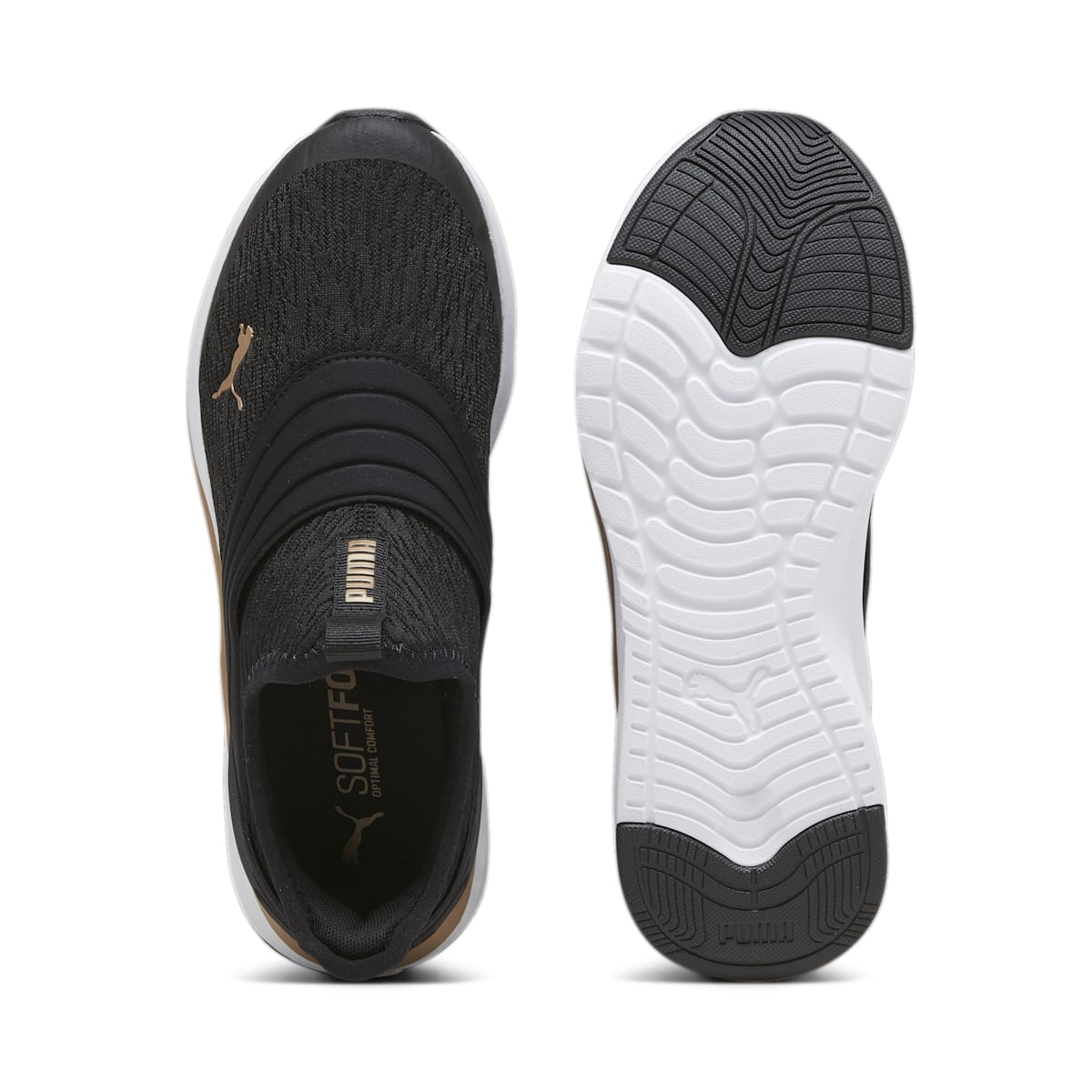 (WMNS) PUMA Softride Sophia 2 'Slip Metal - Black' 378789-01