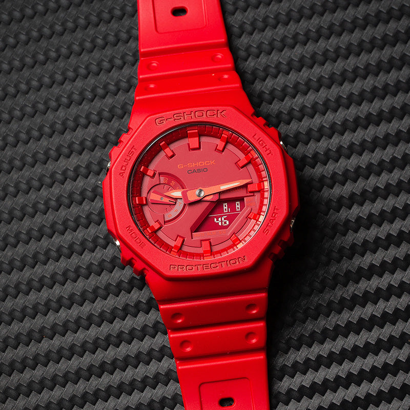CASIO G-Shock Analog-Digital 'Red' GA-2100-4APR