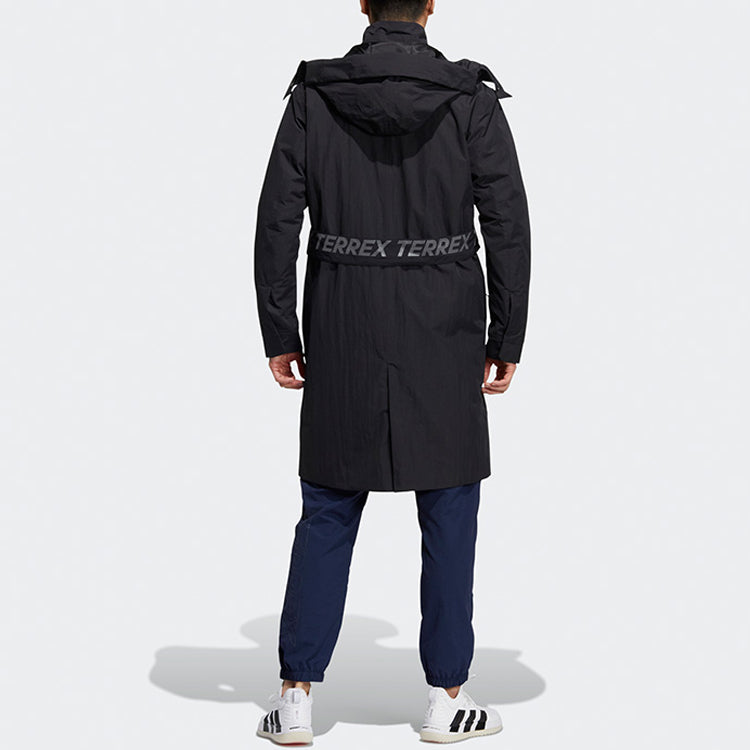 adidas Casual 3-In-1 Long Down Jacket 'Black' H13847