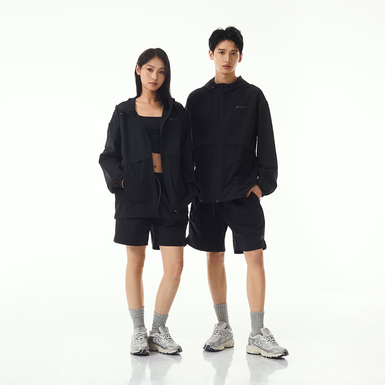 New Balance Woven Hooded Jacket Asia Sizing 'Black' NAE24151-BK