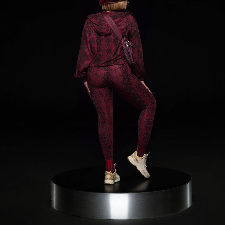 adidas x IVY PARK Crossover Snake Skin Printing Couple Style Cherry Red HH9826
