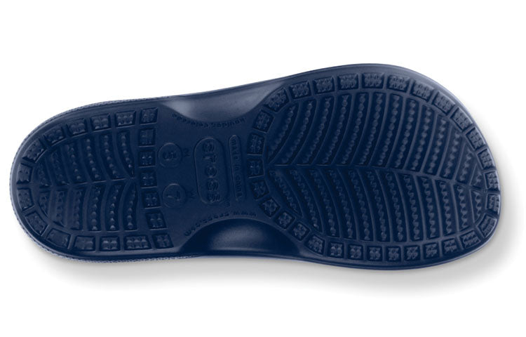 Crocs Baya Light Cozy Flat Flip-Flops Deep Blue 11999-410