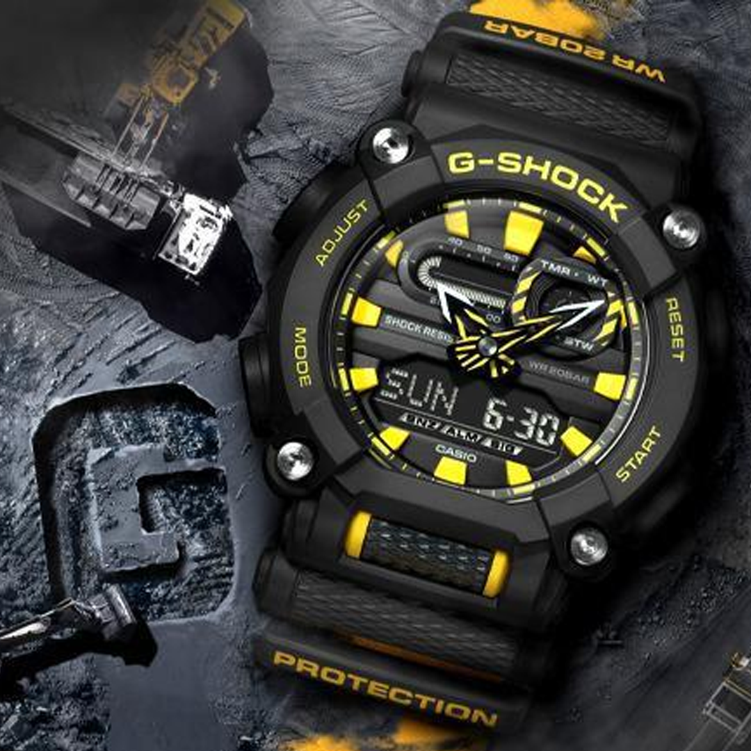CASIO G-Shock Analog-Digital 'Black' GA-900A-1A9