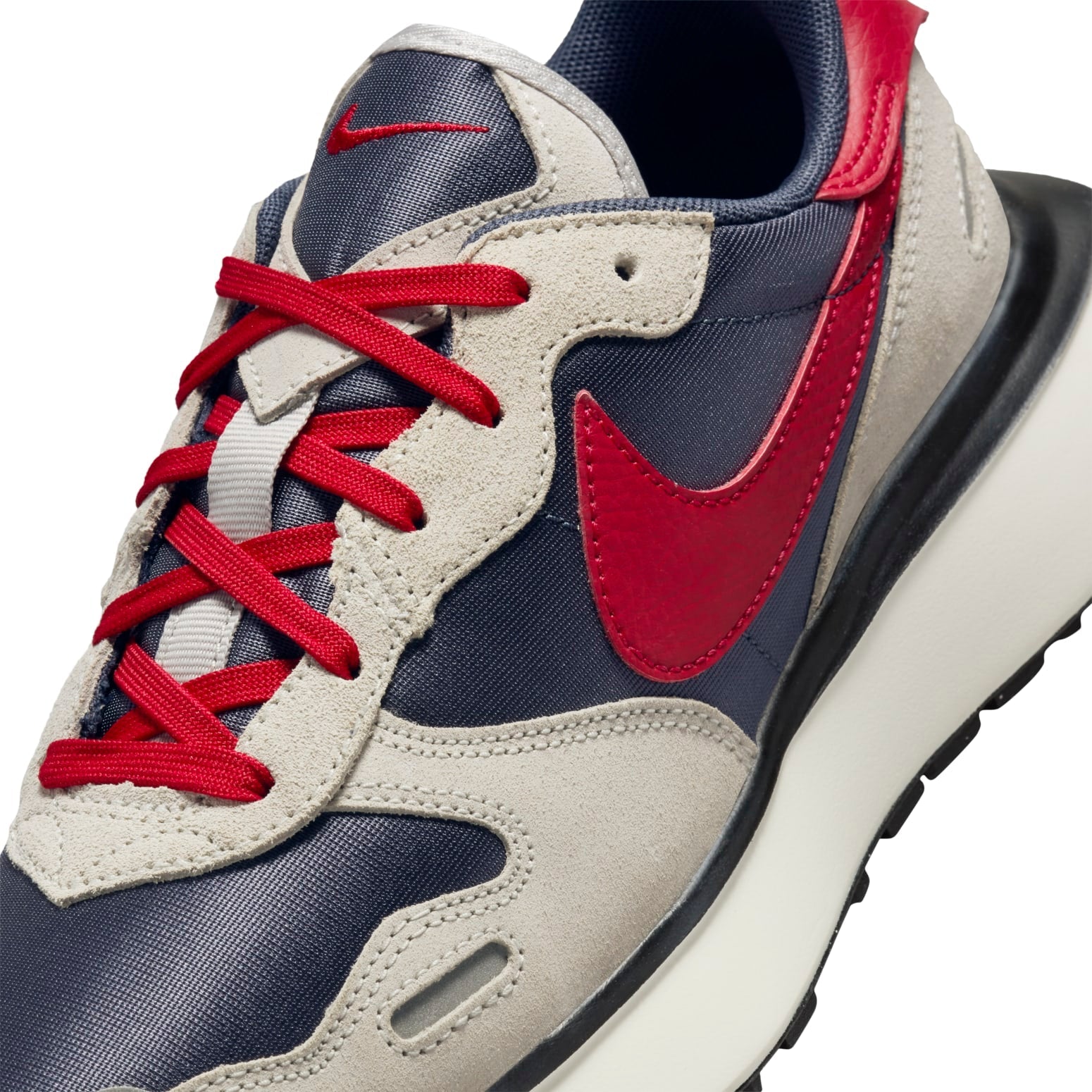(WMNS) Nike Phoenix Waffle 'Thunder Blue Grey Red' FD2196-400