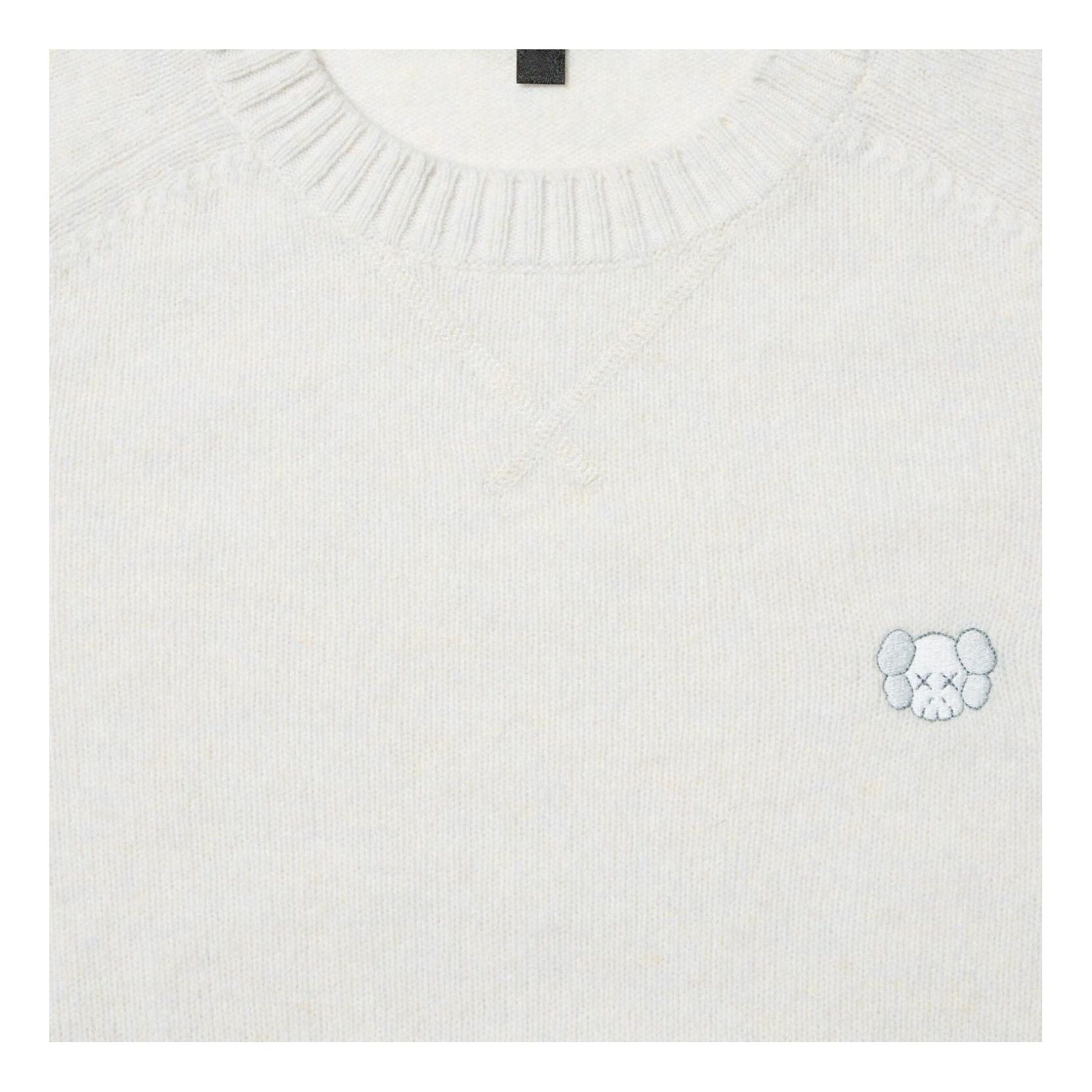 Uniqlo x KAWS WINTER Crew Neck Sweater 'Off White' 485271-OFF-WHITE