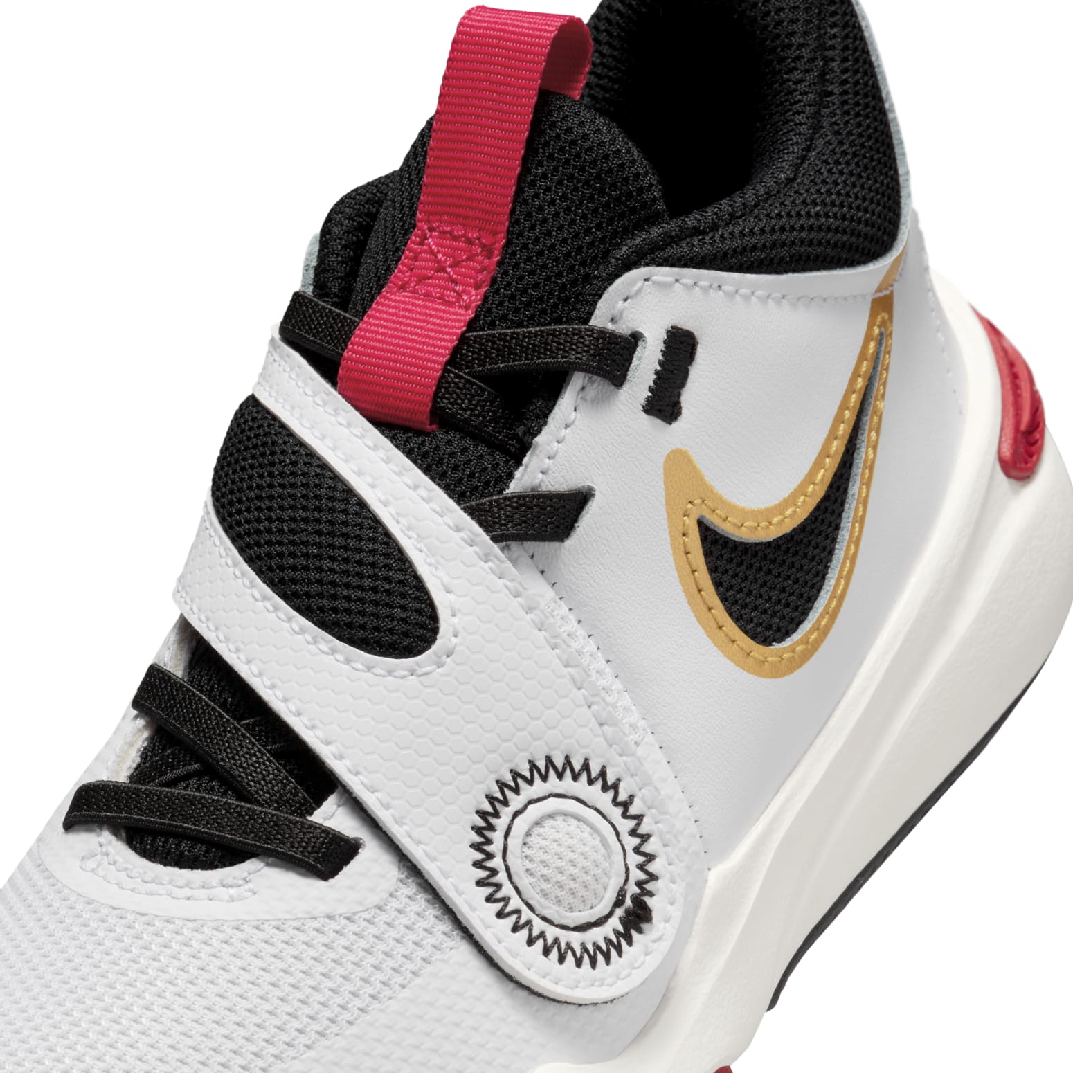 (PS) Nike Team Hustle D 11 'White Red Black' DV8994-104