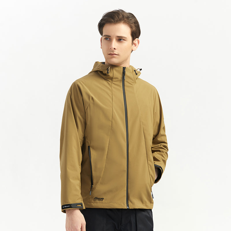 Mizuno Outdoor Windbreaker Jacket 'Brown' A2CC3105