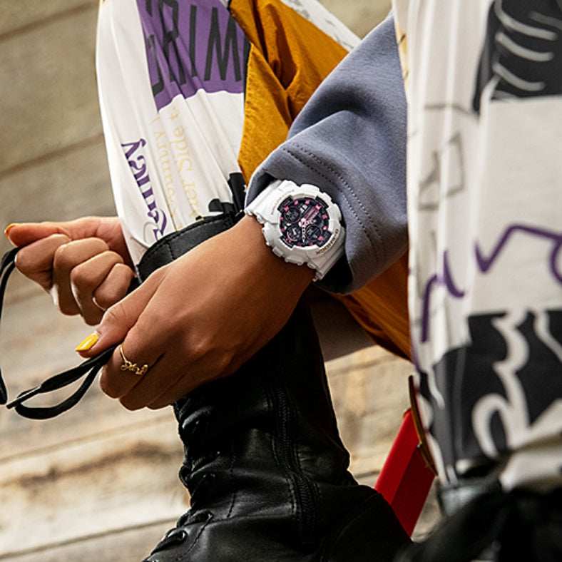 CASIO G-Shock Analog-Digital 'White' GMA-S140M-7APRD