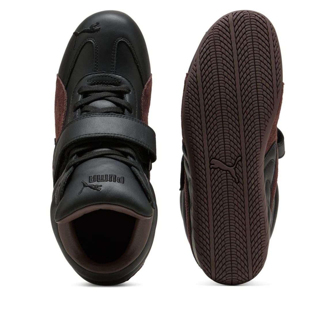 (WMNS) PUMA Speedcat Wedge 'Black Brown' 408120-02