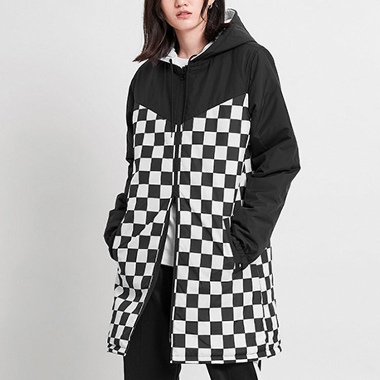 (WMNS) Vans Windproof Plaid Jacket Black VN0A47VBBLK