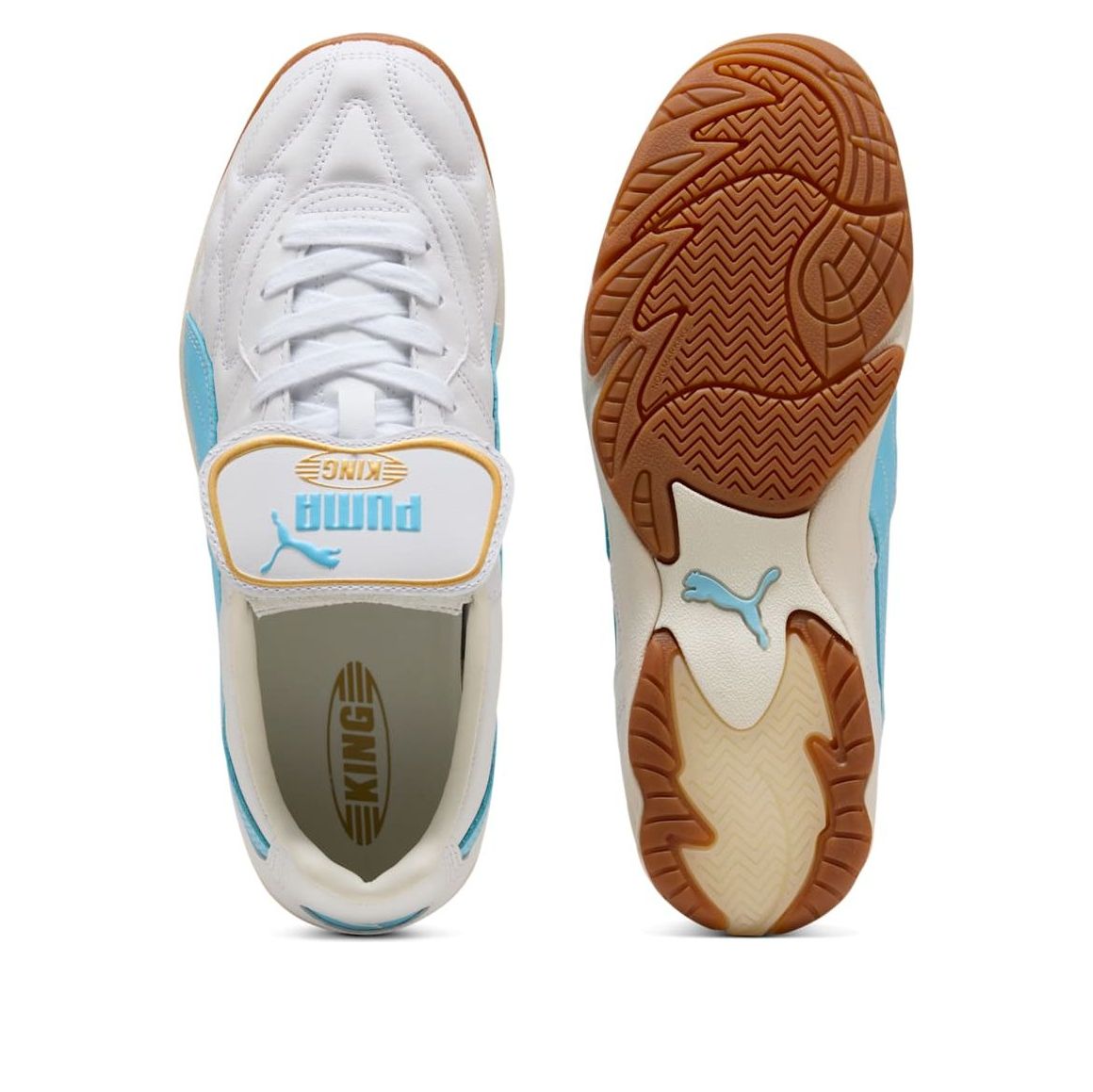 PUMA King Indoor 'White Light Blue' 401683-21