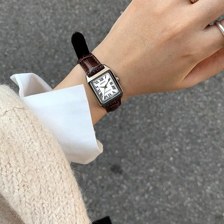 CASIOes Fashiones White/ Quartz Brown Analog LTP-V007L-7B2