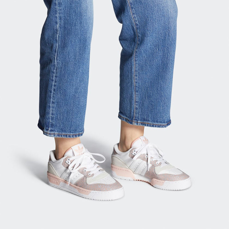 (WMNS) adidas Rivalry Low 'Pink Zebra Print' FW0661