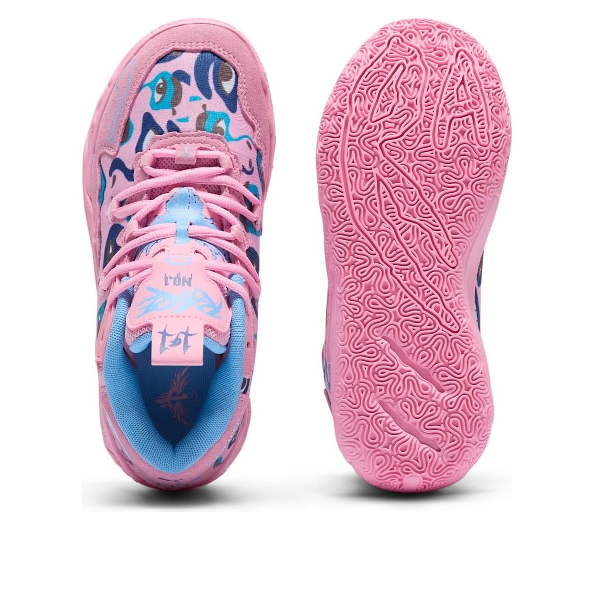 (GS) PUMA x KidSuper LaMelo Ball MB.0 'Pink Blue' 379329-01