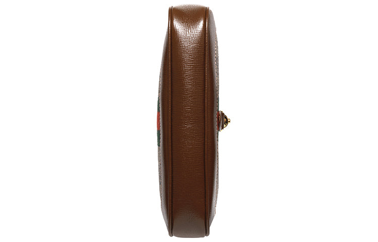(WMNS) Gucci Jackie 1961 SeriesGG Canvas Clutch Single Shoulder Bag 'Brown Monogram' 637092-HUHHG-8565