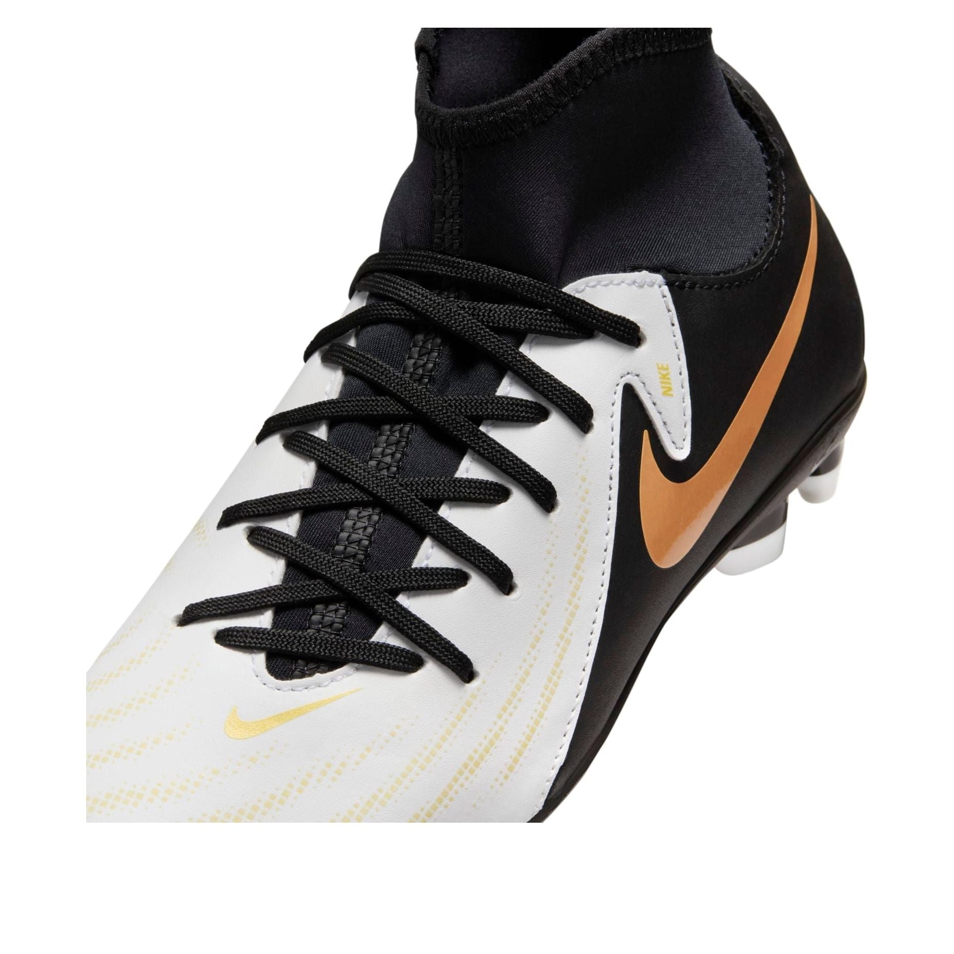 (GS) Nike Phantom Luna 2 Club MG 'White Metallic Gold Black' FJ2601-100