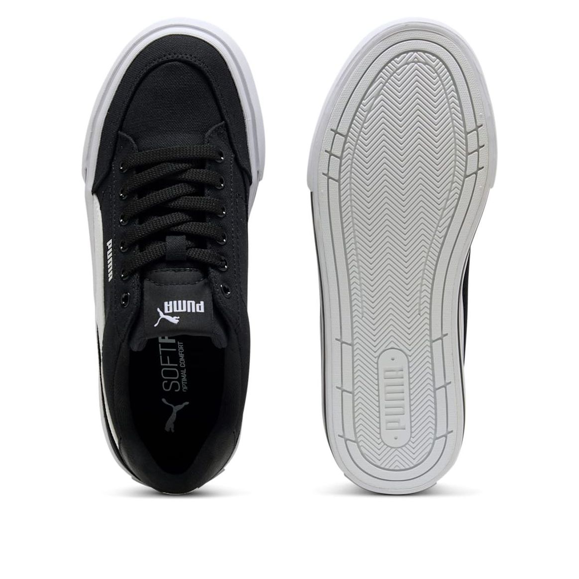 (WMNS) PUMA Court Classic Vulc FS 'Black White' 402329-07