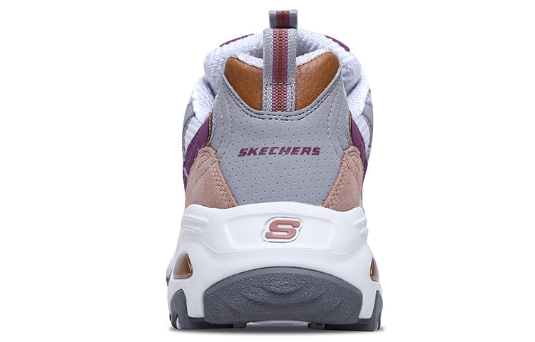 (WMNS) Skechers D'lites 2.0 Chance 'Grey Purple' 13146-GYPK