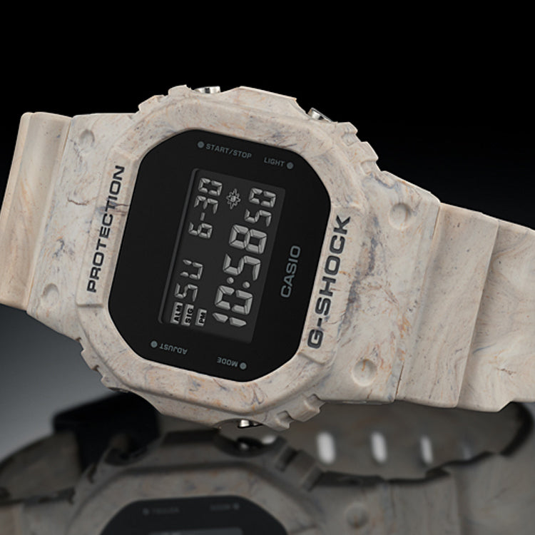 CASIO G-Shock Square 'White Black' DW-5600WM-5PRD