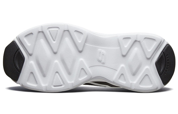 (WMNS) Skechers D'Lites Airy 'Black White' 66666231-BKW