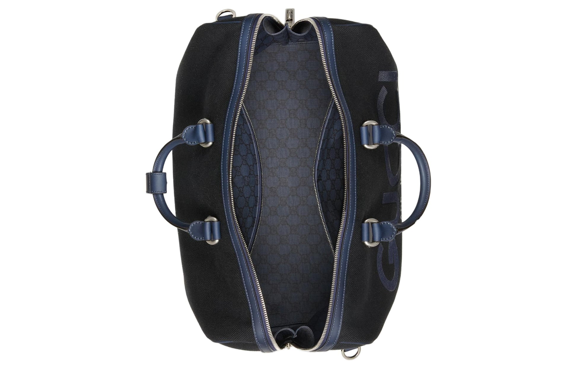 Gucci Large Gucci Print Travel Bag 'Black' 771178-FACSY-8643