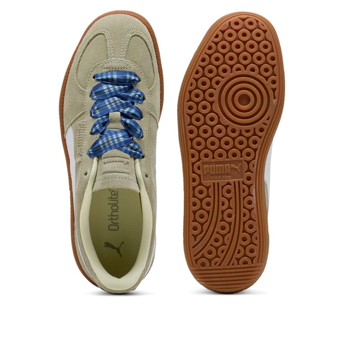 (WMNS) PUMA Palermo Laces 'Light Green Gum' 404361-02