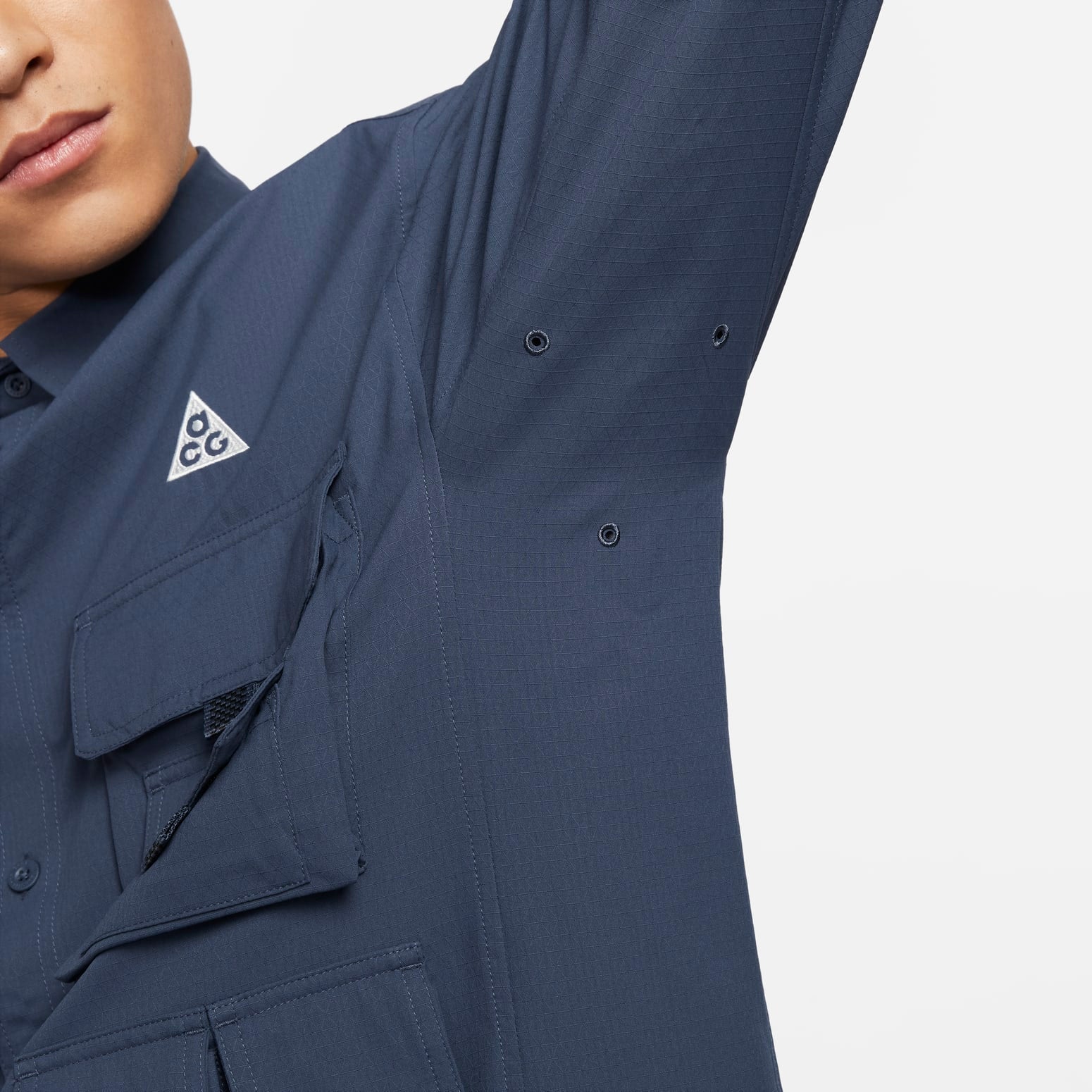 Nike ACG Dri-FIT UV Devastation Trail Jacket 'Blue' DN3937-437