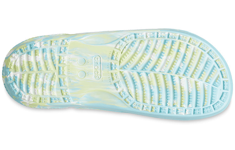 Crocs Classic Casual Fashion Unisex Blue Green Slippers 'Blue Green' 207701-4SU