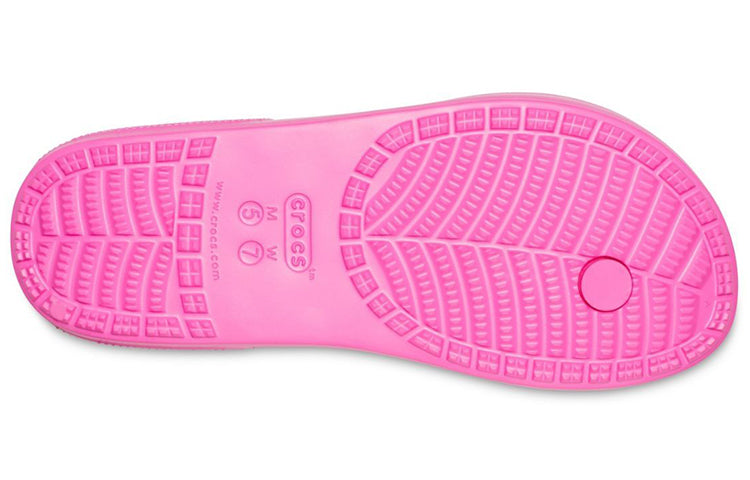 Crocs Classic Soft Sole Cozy Flip-Flops Unisex Pink 206119-6QQ
