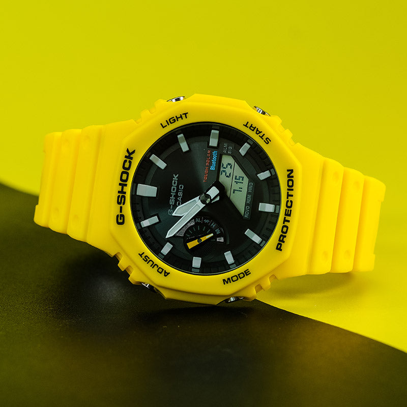 CASIO G-Shock Analog-Digital 'Yellow' GA-B2100C-9APR