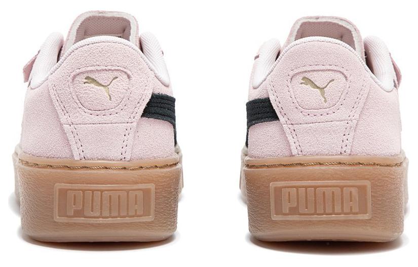 (WMNS) PUMA Suede Platform Shoes 'Pink Black Gum' 397233-05