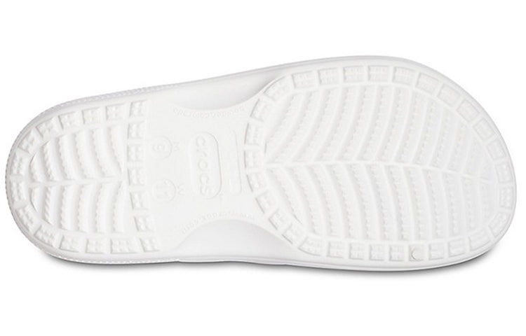 Crocs Baya Minimalistic Casual Slippers White 12000-100