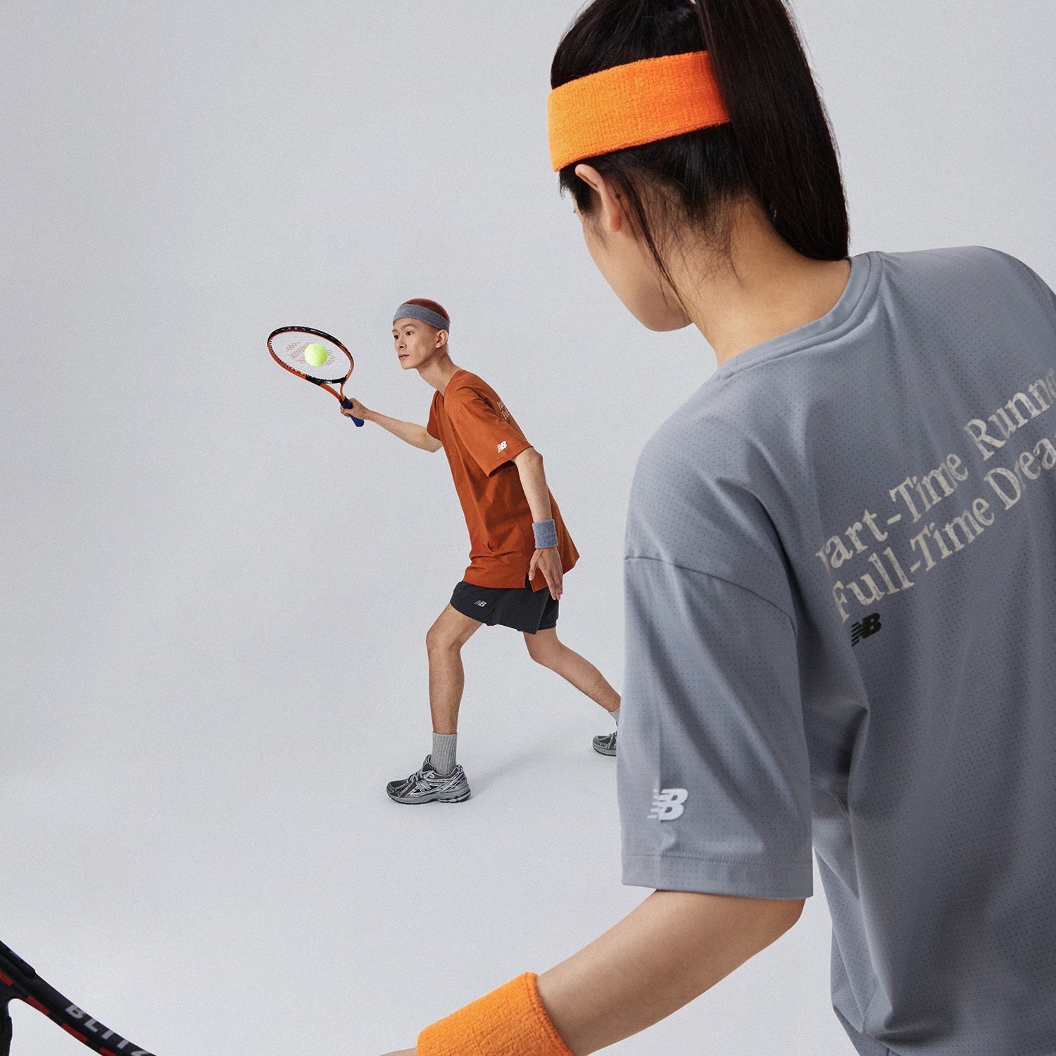 New Balance Icon T-shirt Asia Sizing 'Grey' NEE25031-GR