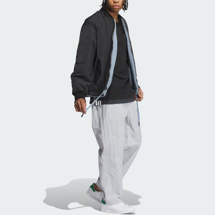 adidas Reverse Sherpa Jackets Asia Sizing 'Black' IN0989