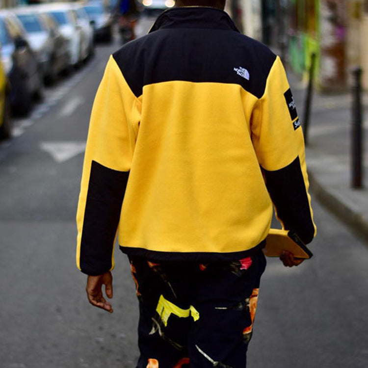 Supreme SS19 x The North Face Arc Logo Denali Fleece Jacket Yellow SUP-SS19-549