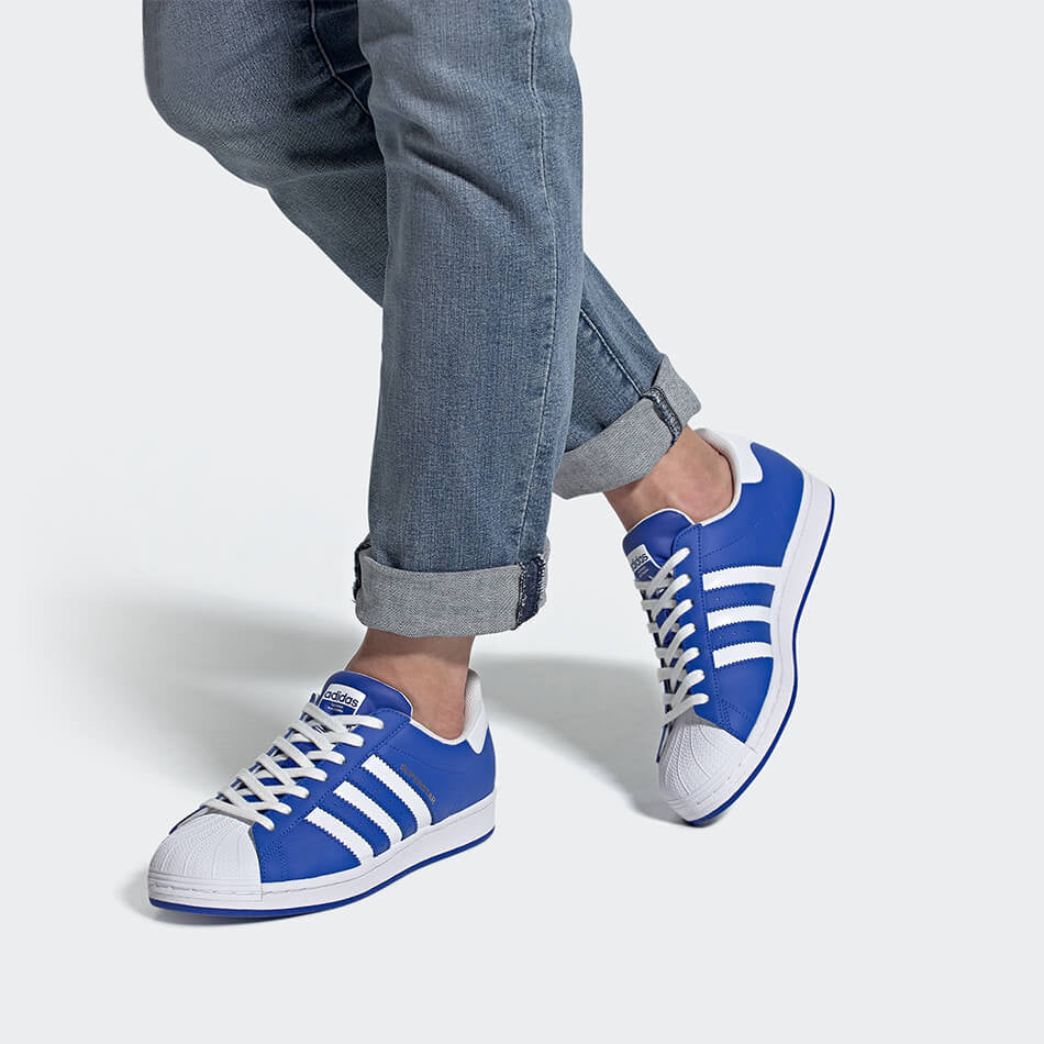 adidas originals Superstar 'Blue White' FW6010