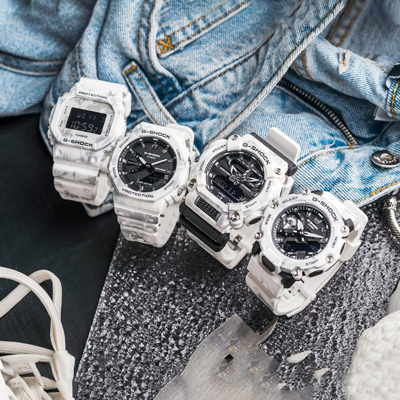 CASIO G-Shock Analog-Digital 'White' GA-2200GC-7APR