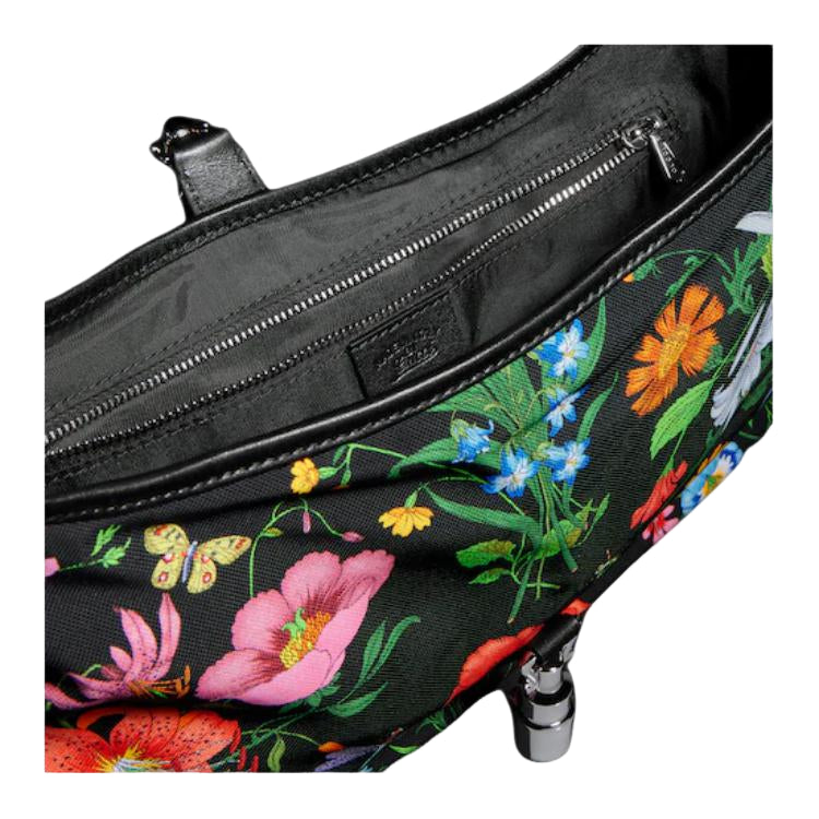 (WMNS) Gucci Jackie 1961 Medium Shoulder Bag 'Black Multicolor' 863136-FAF7O-1046