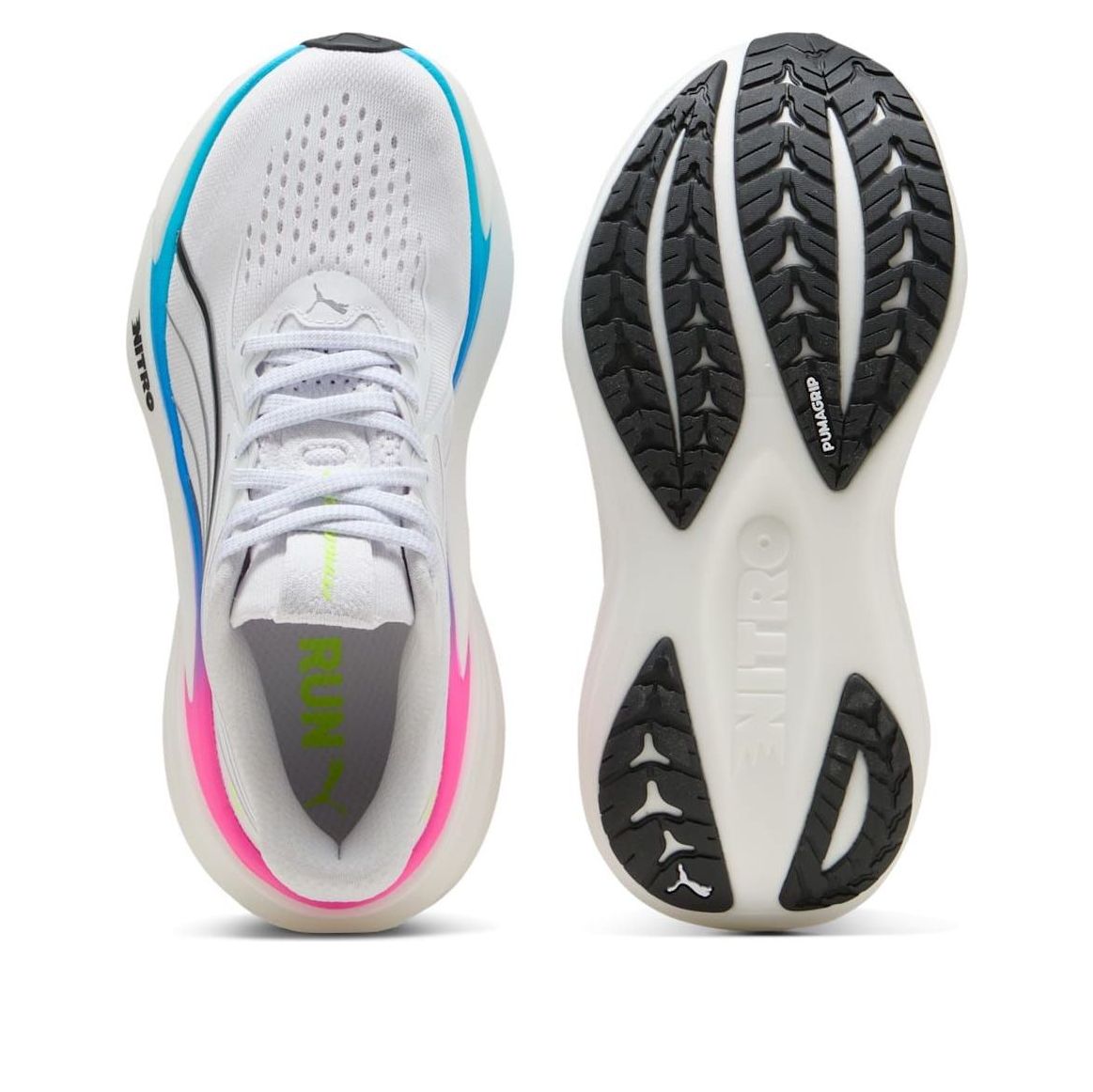 (WMNS) PUMA MagMax Nitro 2 'White Ultra Blue Pink' 312126-06
