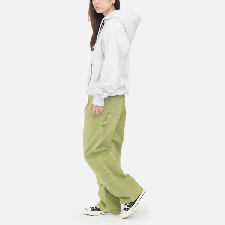 Stussy Stone Washed Canvas Work Pant 'Green' 116541