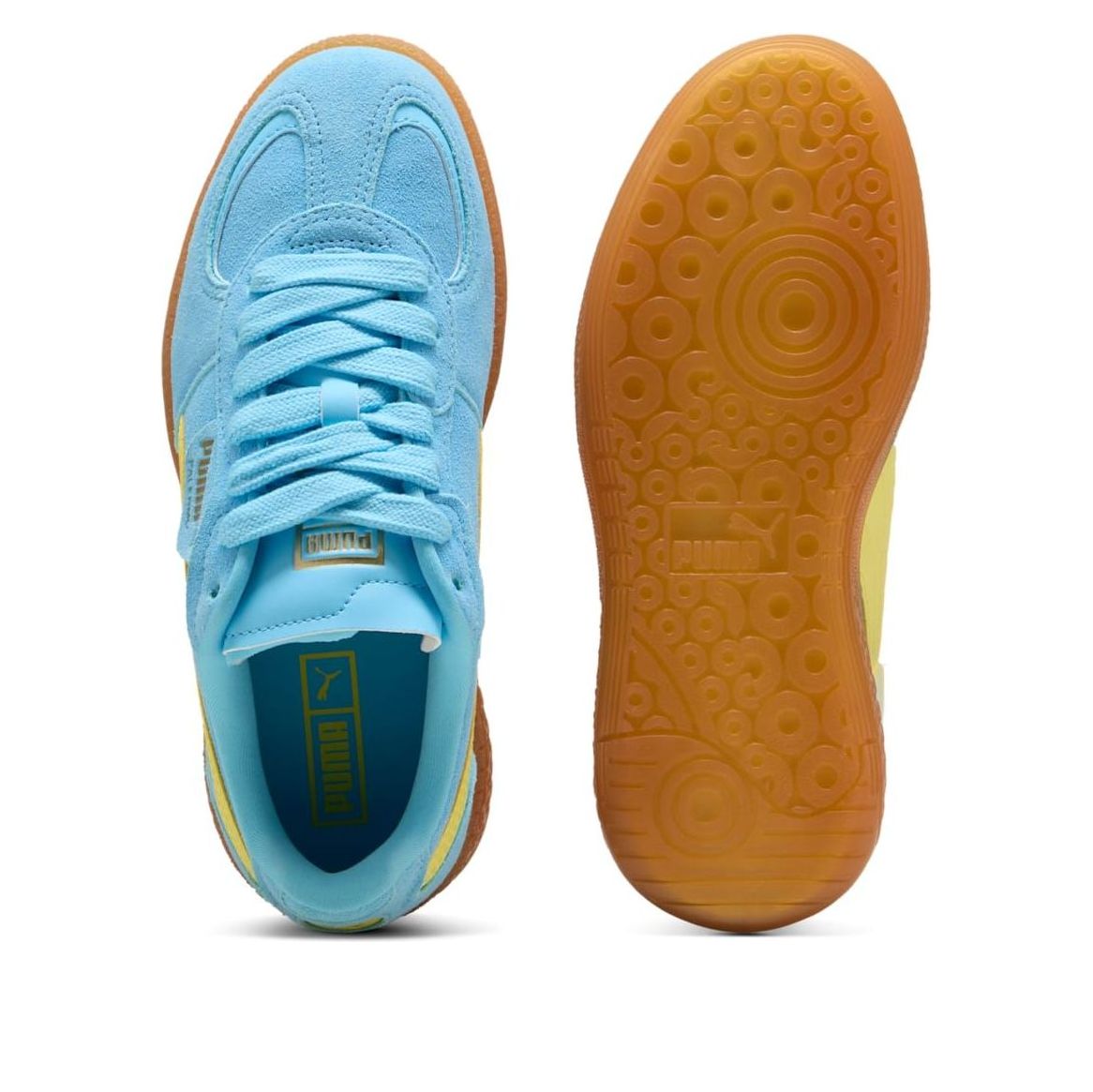 (WMNS) PUMA Palermo Moda Xtra Gum 'Vibrant Blue Lemon Meringue' 400323-12