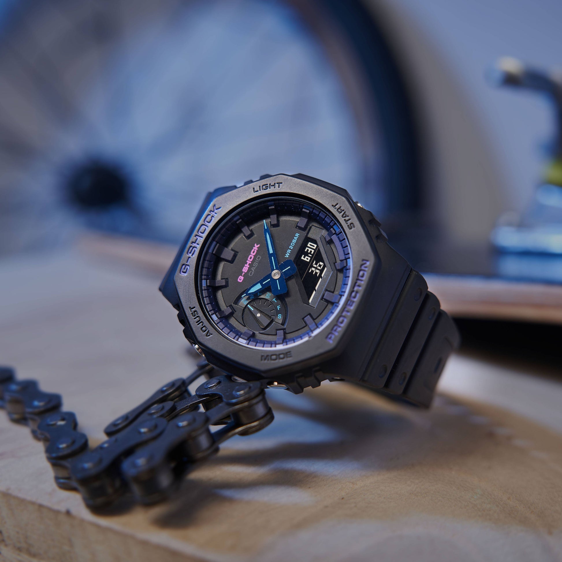 CASIO G-Shock Analog-Digital 'Black' GA-2100VB-1APR