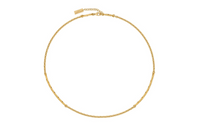 SAINT LAURENT Brass Necklaces Women's Gold