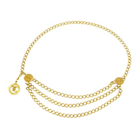CHANEL Pre-Owned 1984 Medallion Chain Belt
