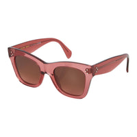 CELINE Resin Square Sunglasses Women's Pink