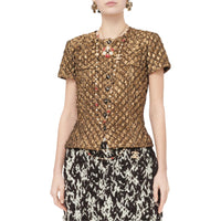 CHANEL 24 New Fall And Winter Arrivals Knitwear Women's Gold
