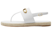 HERMES Strap Sandals Women's White